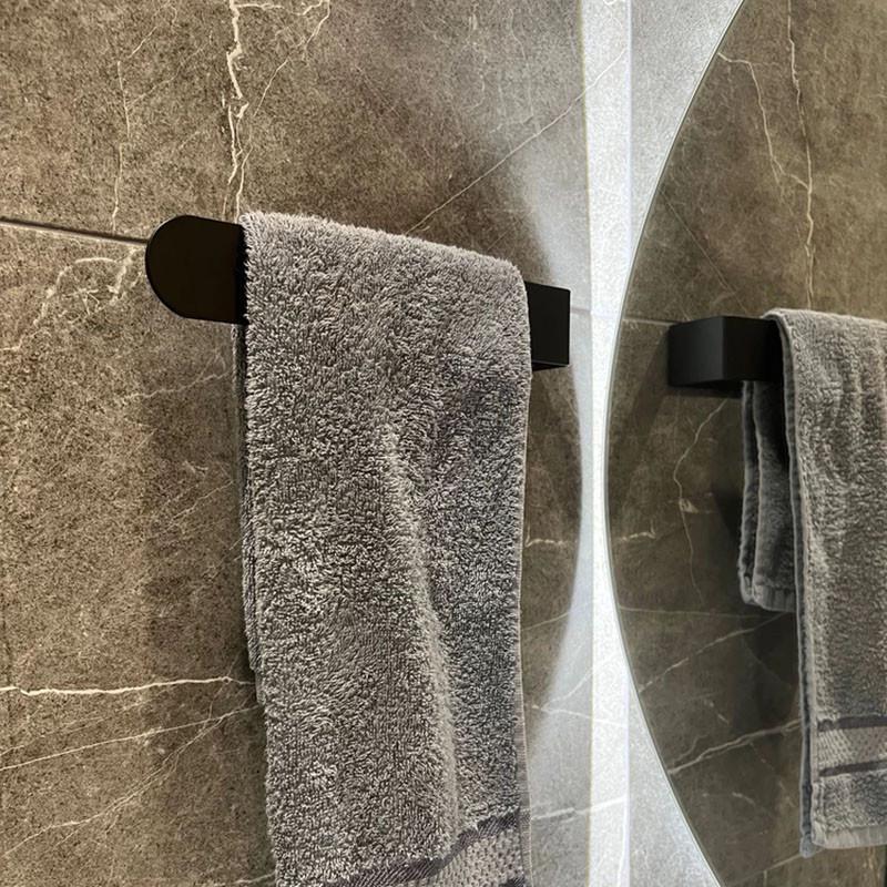 Полотенцедержатель Navin 230 мм Черный матовый (1054) - фото 5