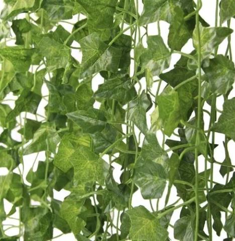 Плющ искусственный декоративный отделки интерьера 12,6 м Зеленый Плющ искусственный декоративный отделки интерьера 12,6 м Зеленый