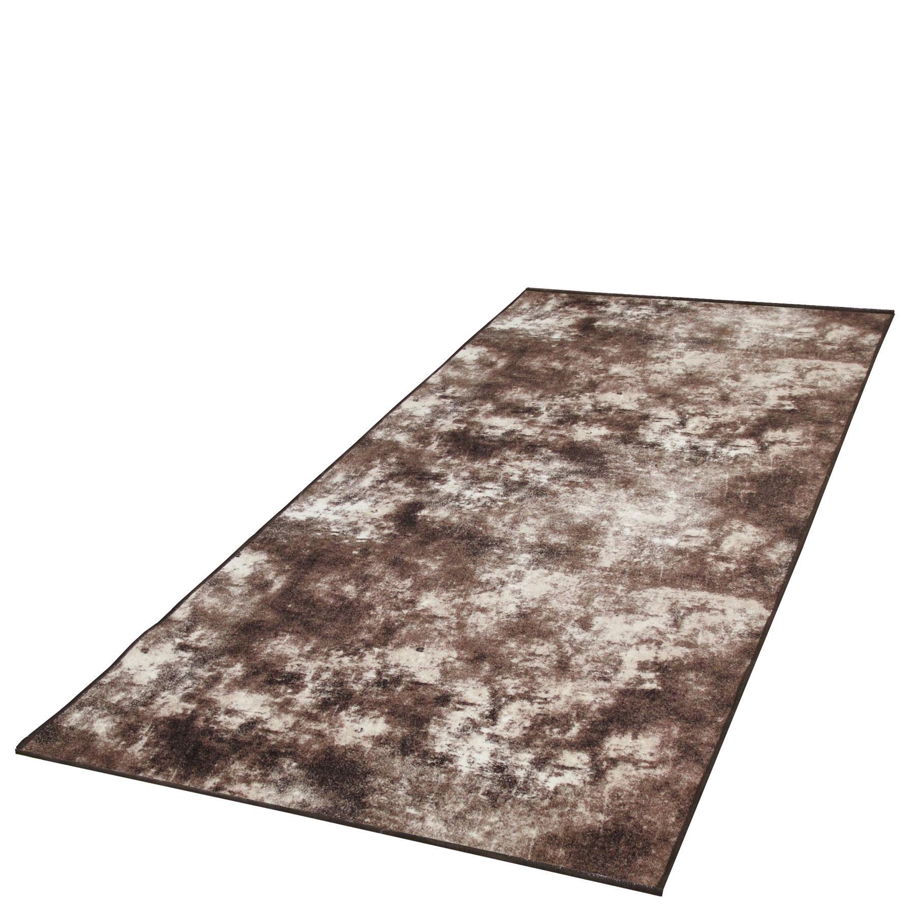 Килим безворсовий на гумовій основі DAKARIA Ratio PrintGel Run 1023vl40-p5 1,5x2,3 м Коричневий (00-00015550) - фото 9