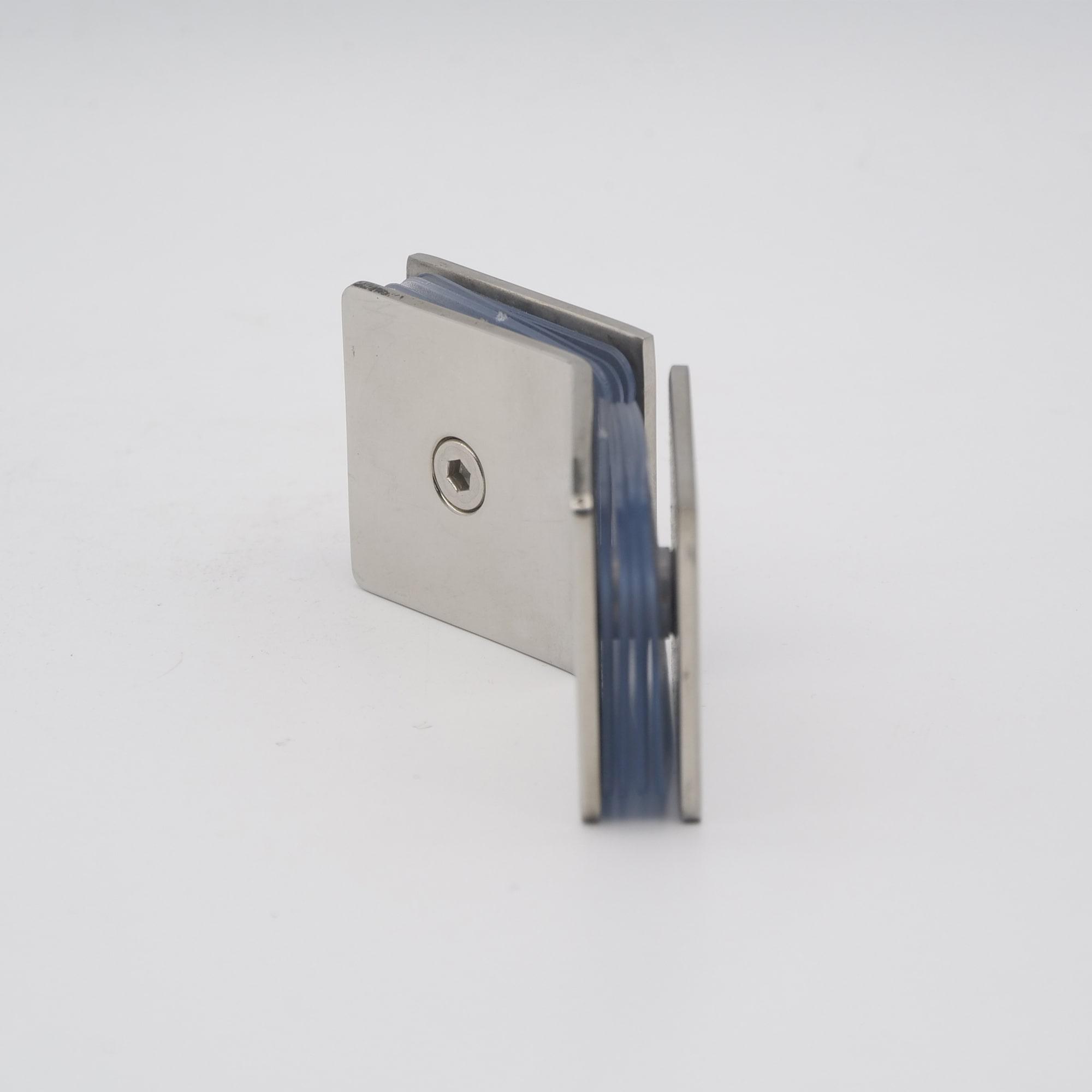 Стеклодержатель стекло/стекло 135 градусов полированная нержавеющая сталь - фото 3