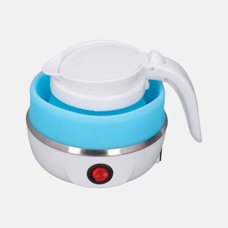 Электрочайник складной силиконовый Electric Kettle White - фото 4