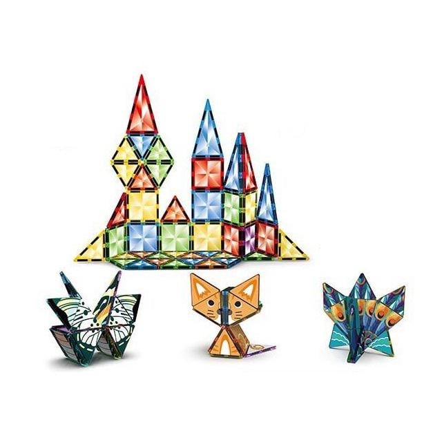 Конструктор магнітний Koleidoscope 43 деталі/наліпки Multicolor (159770)