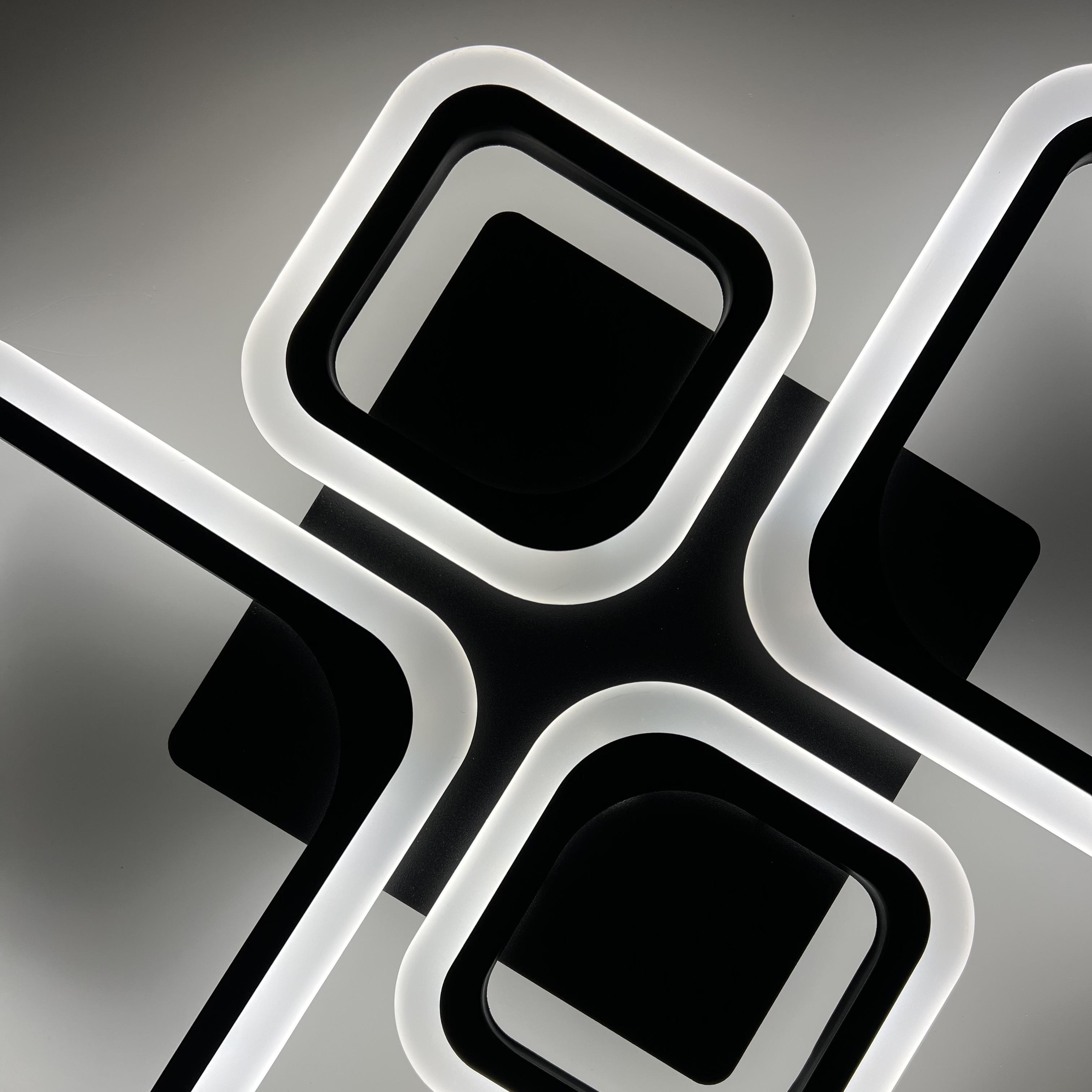 Світильник світлодіодний стельовий Oval 80W 4S RC 725/423 220V IP20 з пультом ДУ Black (22681496) - фото 5