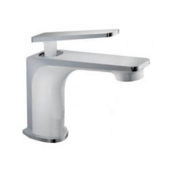 Змішувач для умивальника Frap F1058 1037336 одноважільний Білий (102627) Змішувач для умивальника Frap F1058 1037336 одноважільний Білий (102627)