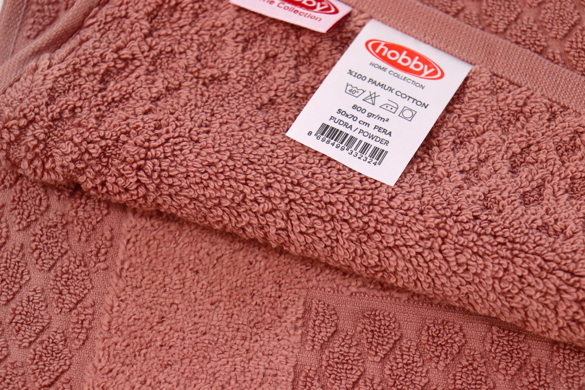 Полотенце для ног Pera 50х70 см 800г/м2 Пудровый - фото 2