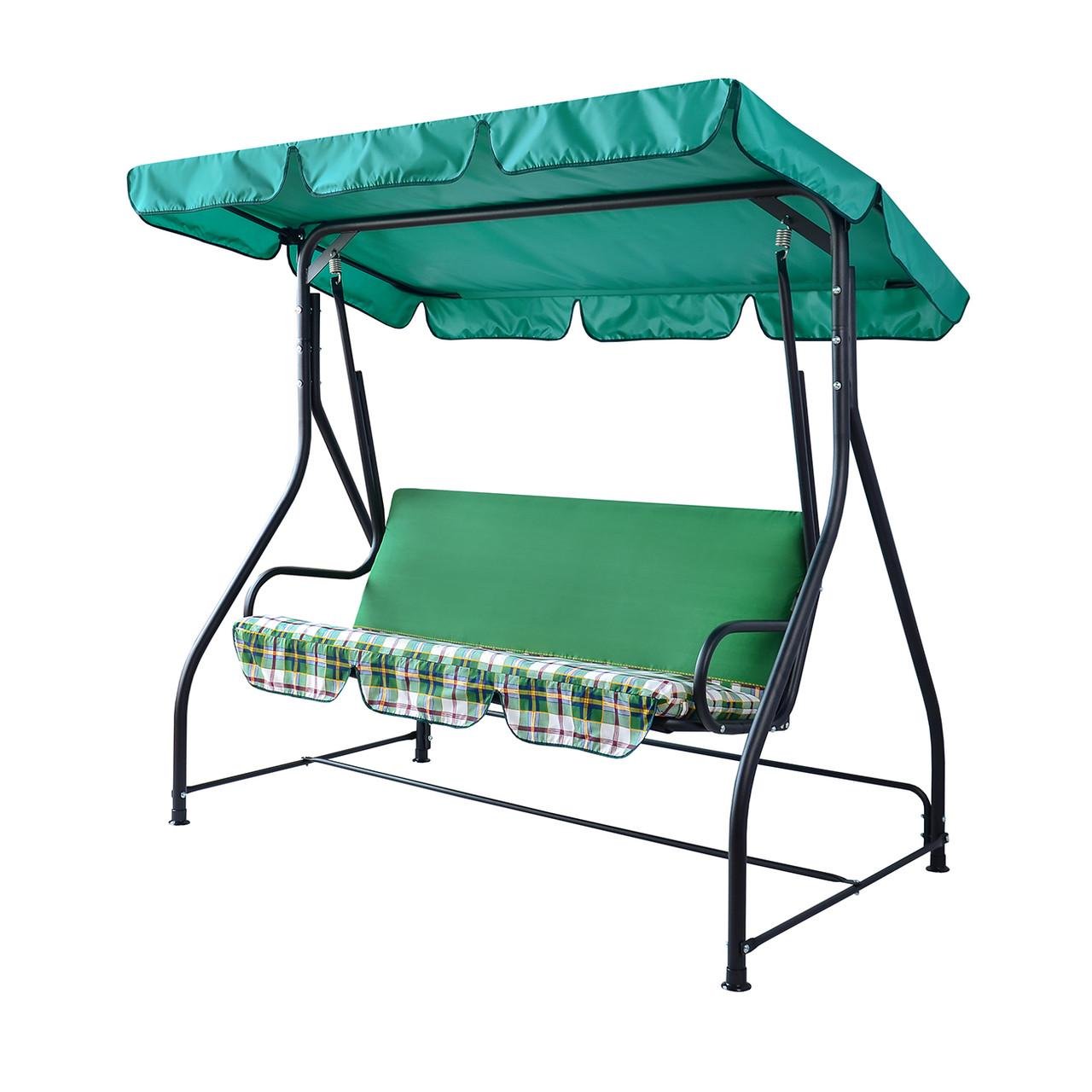 Качели садовые Вероника Бязь Шотландка