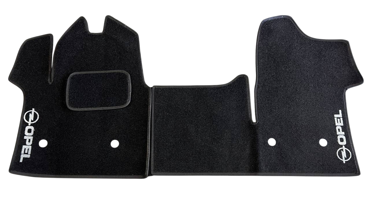 Килимки в салон ворсові для Opel Movano 2010 5 шт. Чорний (27326815)