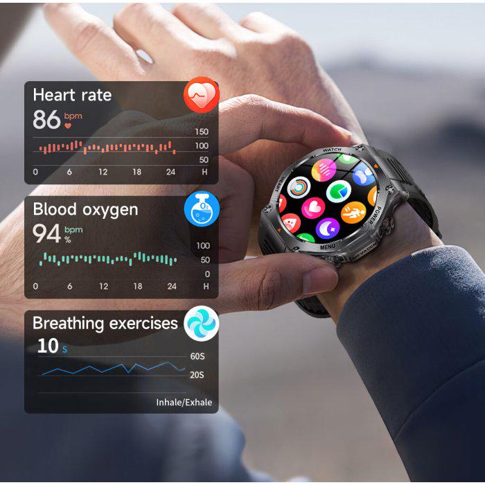 Смарт-годинник UWatch Smart Mevaden Ultra Black Steel з ремінцями 2 шт. (2043) - фото 22 Смарт-годинник UWatch Smart Mevaden Ultra Black Steel з ремінцями 2 шт. (2043) - фото 22