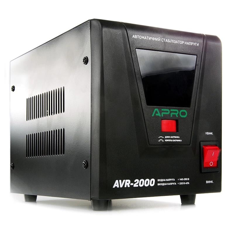 Стабілізатор напруги релейний Apro AVR-2000 1600ВТ (4e3db4c9) - фото 2