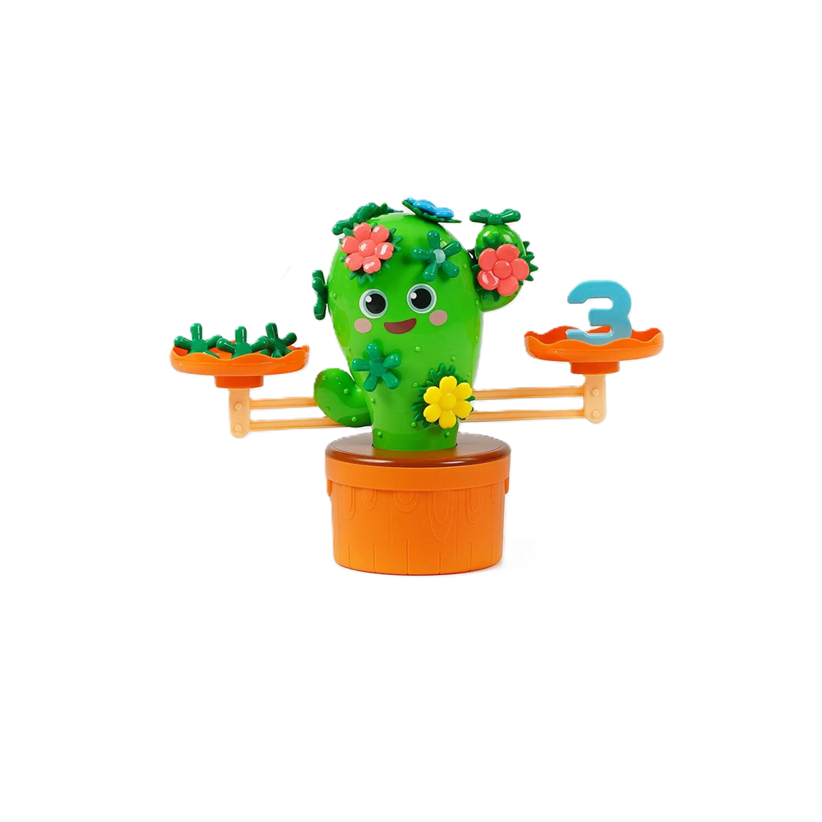 Игрушка для малышей 4FUN Game Club 60829/18 Балансир Кактус цифры/цветы/часы в коробке (23388658)