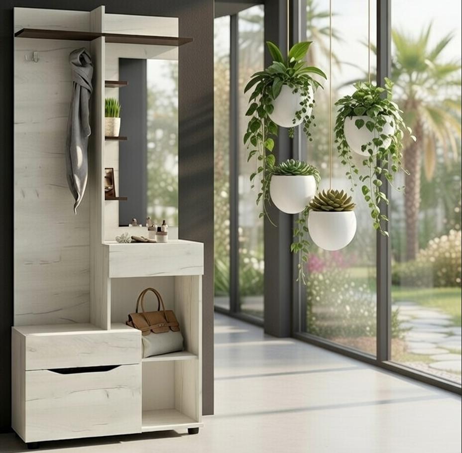 Вешалка Мастер Форм Аякс правосторонняя 900х376х2000 мм Дуб крафт белый/Венге магия (30901) Вешалка Мастер Форм Аякс правосторонняя 900х376х2000 мм Дуб крафт белый/Венге магия (30901)