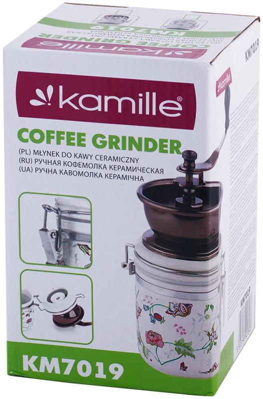 Кофемолка Kamille Coffee Beans механическая (KM-7019) - фото 5