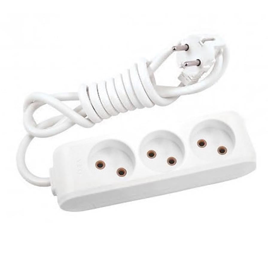 Подовжувач тримісний Viko Multi-Let без заземлення 5 м (27848342)