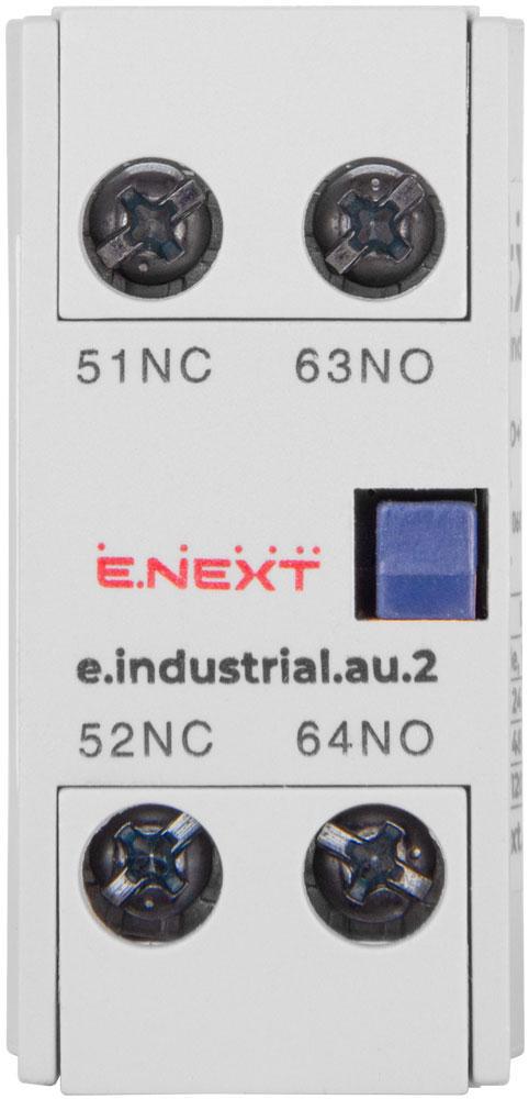 Контакт дополнительный E.NEXT e.industrial.au.2.11 1NO+1NC (i0140006) - фото 2