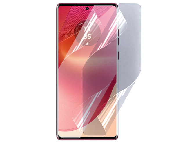 Противоударная гидрогелевая пленка Hydrogel Film для Motorola Edge 50 Fusion, Transparent