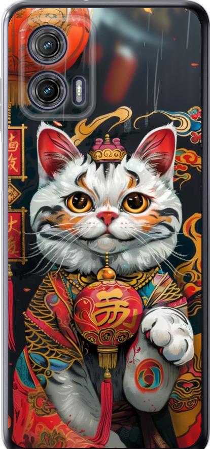 Чехол на Motorola G73 China Cat v2 (6135u-3196-42517)