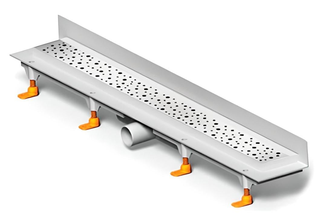 Канал душевой МСН вертикальный фланец/решетка Капли/сухой сифон DN40 мм 65x750 мм (CH-750DN3) - фото 1 Канал душевой МСН вертикальный фланец/решетка Капли/сухой сифон DN40 мм 65x750 мм (CH-750DN3) - фото 1