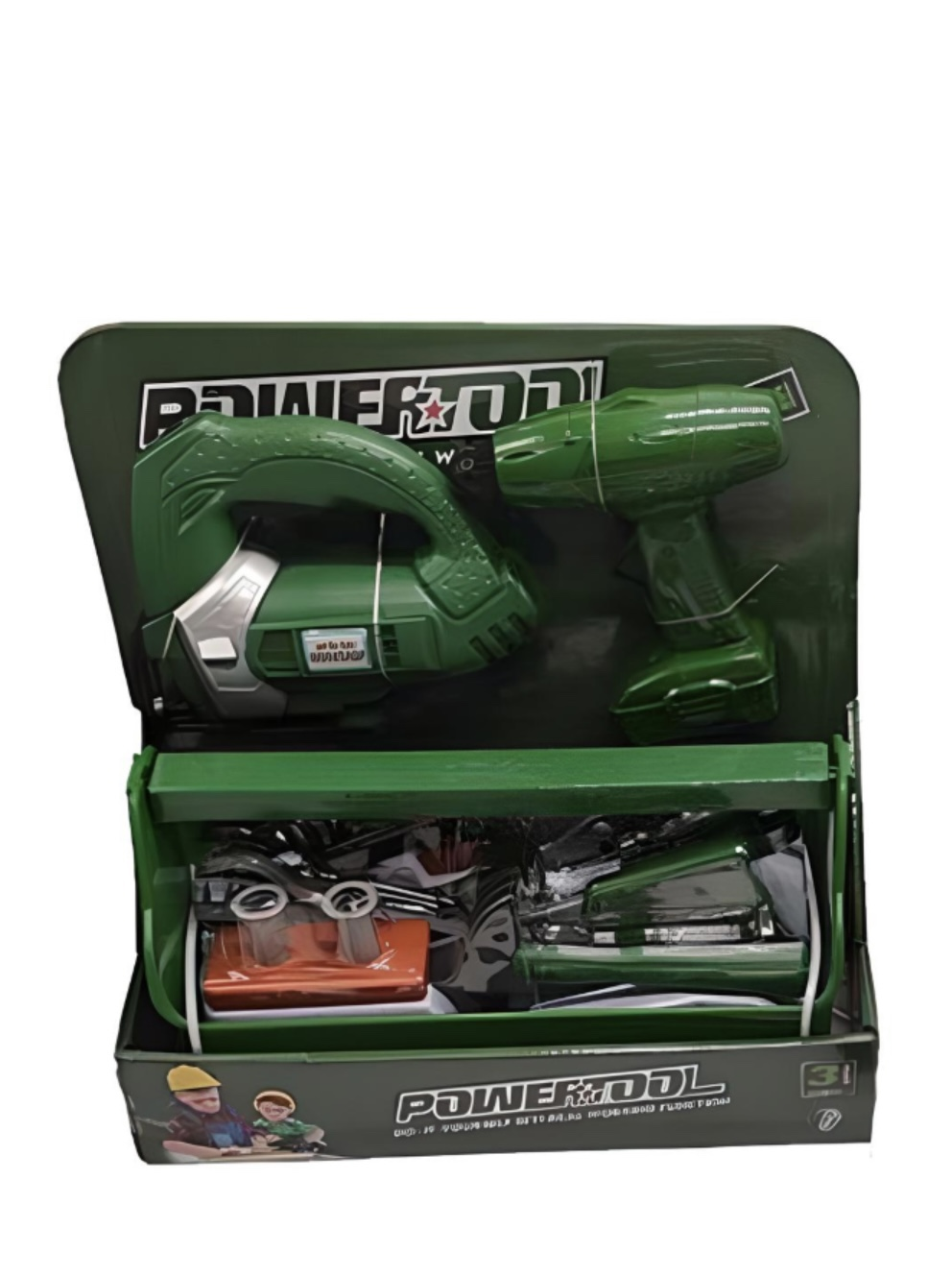 Игровой набор инструментов Power Tool с шуроповертом 18 пр. (DN-7922LB)