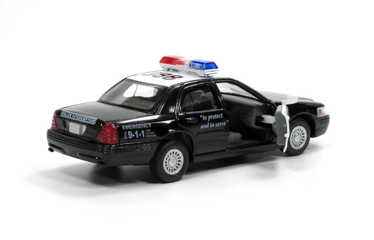 Машина металлическая KT5327P Ford Crown Victoria Interceptor - фото 6