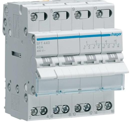 Перемикач навантаження Hager SFT440 40А 400V