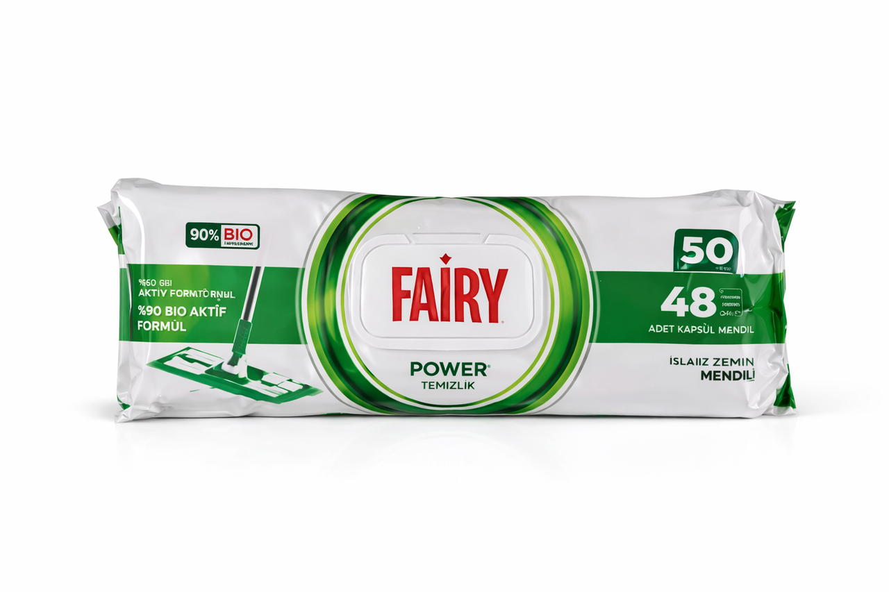 Влажные салфетки для пола Fairy Power 50 шт.