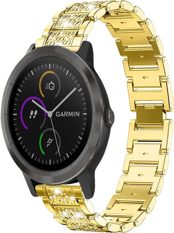 Браслет металлический Glam для Garmin Vivoactive 3 Gold (32785-2A)