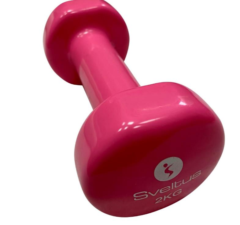 Гантели для фитнеса виниловые Sveltus по 2 кг 2 шт. (SLTS-1182) - фото 4 Гантели для фитнеса виниловые Sveltus по 2 кг 2 шт. (SLTS-1182) - фото 4