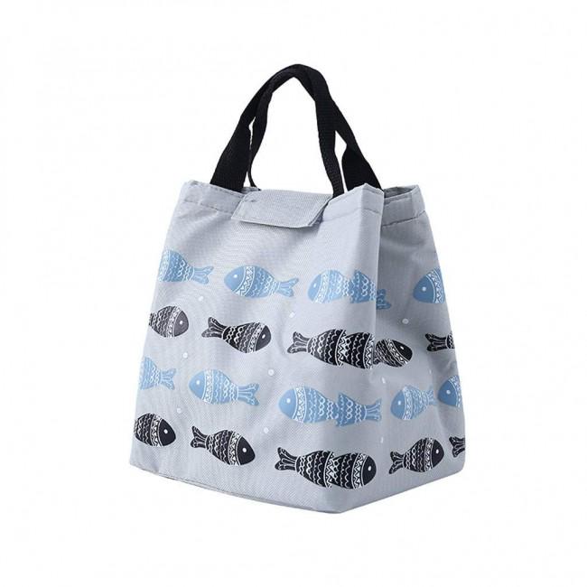 Термосумка Lunch Bag Fish Світло-сірий (401505)