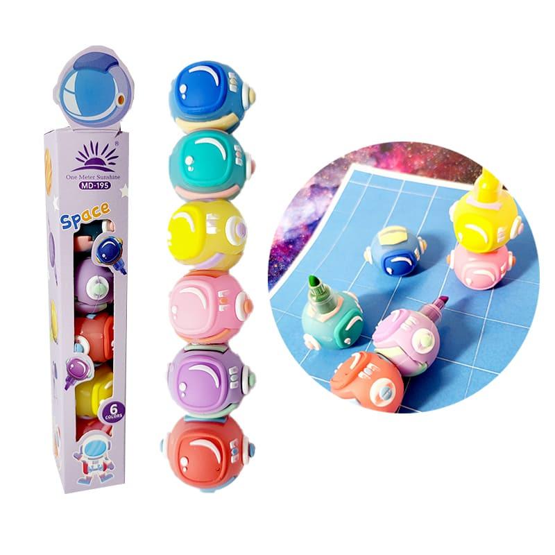 Маркер текстовый Космонавт 5 цв. (57013) - фото 2 Маркер текстовый Космонавт 5 цв. (57013) - фото 2