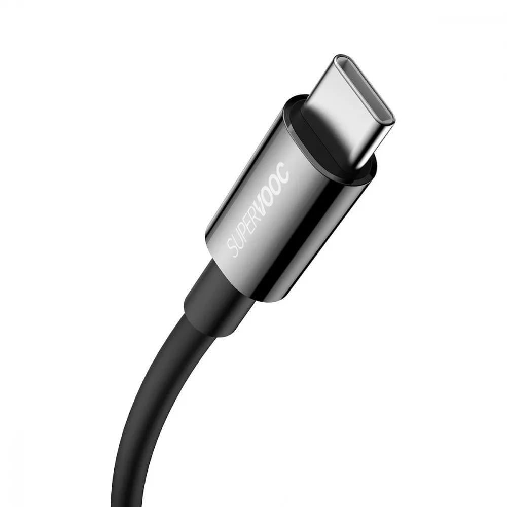 Кабель BASEUS Superior Series SUPERVOOC Fast Charging Data Type-C 65W 1 м Black - фото 2