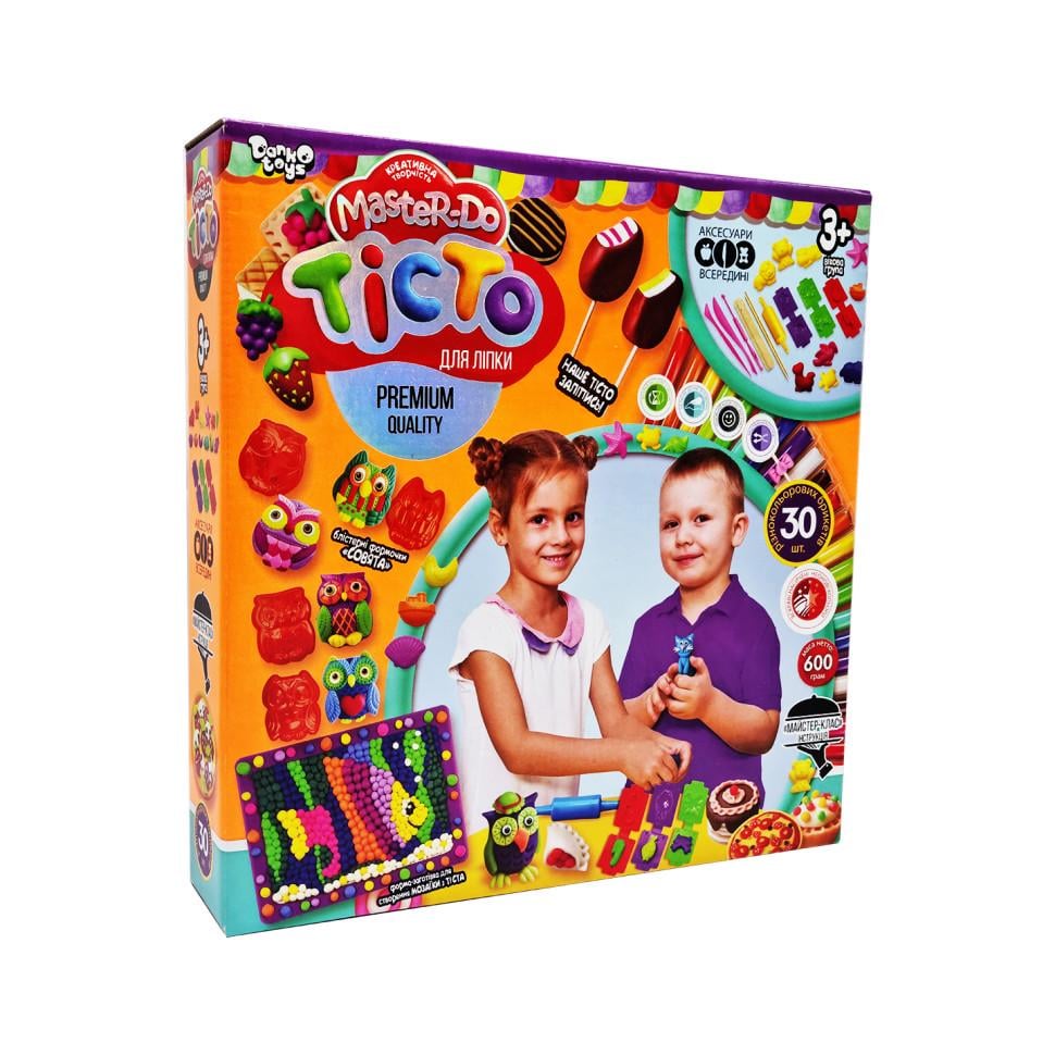 Творчість Danko Toys Тісто для ліплення Master Do 30 кольорів від 3 років 29х5,6х29 см Різнокольоровий (PZ-340-P-203)
