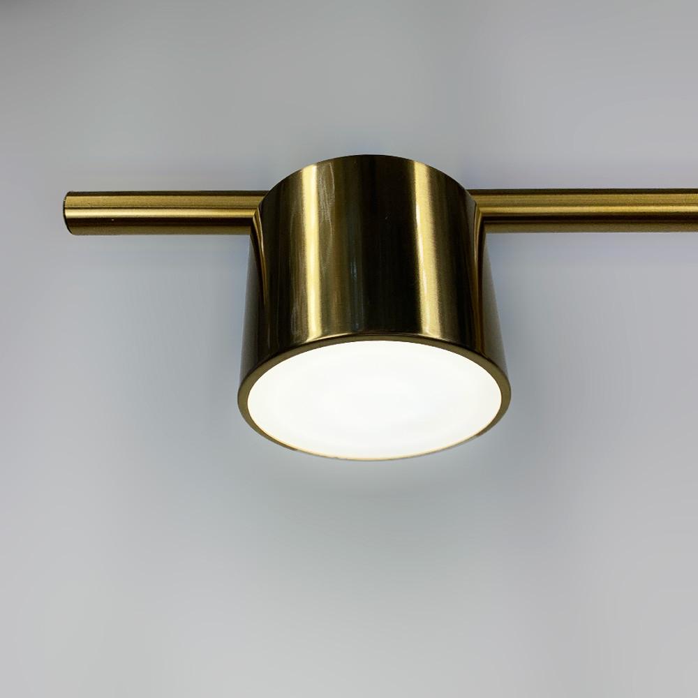 Люстра удлиненная CLYDE с 4-ю спотами Латунь (MJ 118/4 AB) - фото 7