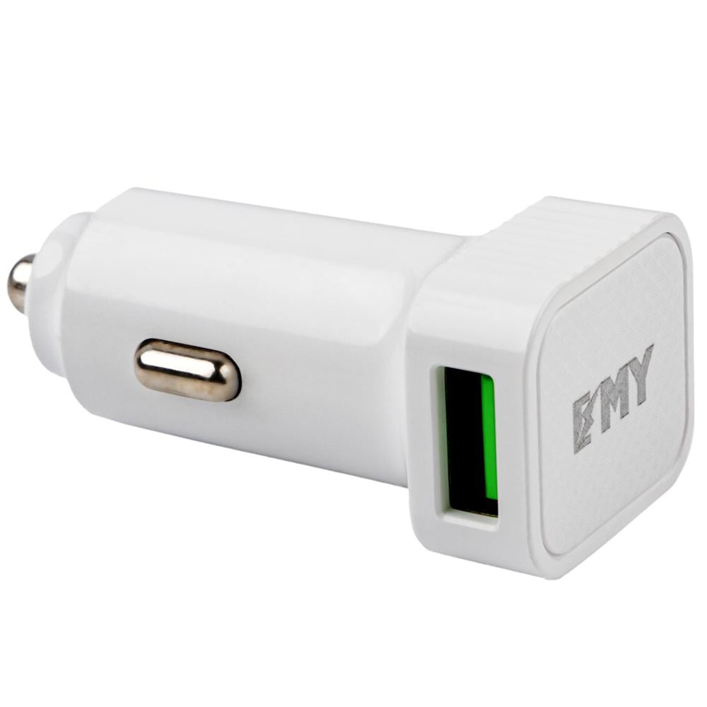 Автомобильное зарядное устройство Emy MY-31 2USB 3.6 А 18 Вт с кабелем microUSB White (MY-31-MUW) Автомобильное зарядное устройство Emy MY-31 2USB 3.6 А 18 Вт с кабелем microUSB White (MY-31-MUW)
