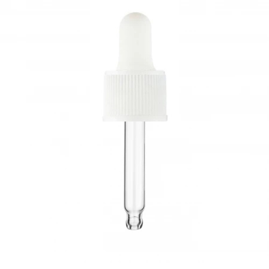 Пипетка косметическая ребристая 5 мл d 18 мм Белый (2573108746)