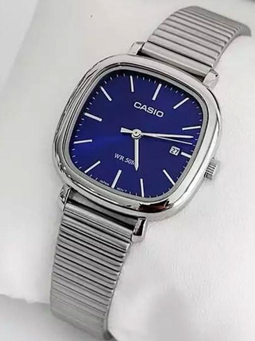 Наручные часы женские Casio LTP-B166D-2A Timeless Collection Lady Timeless Collection со стальным корпусом Синий (2907515670)