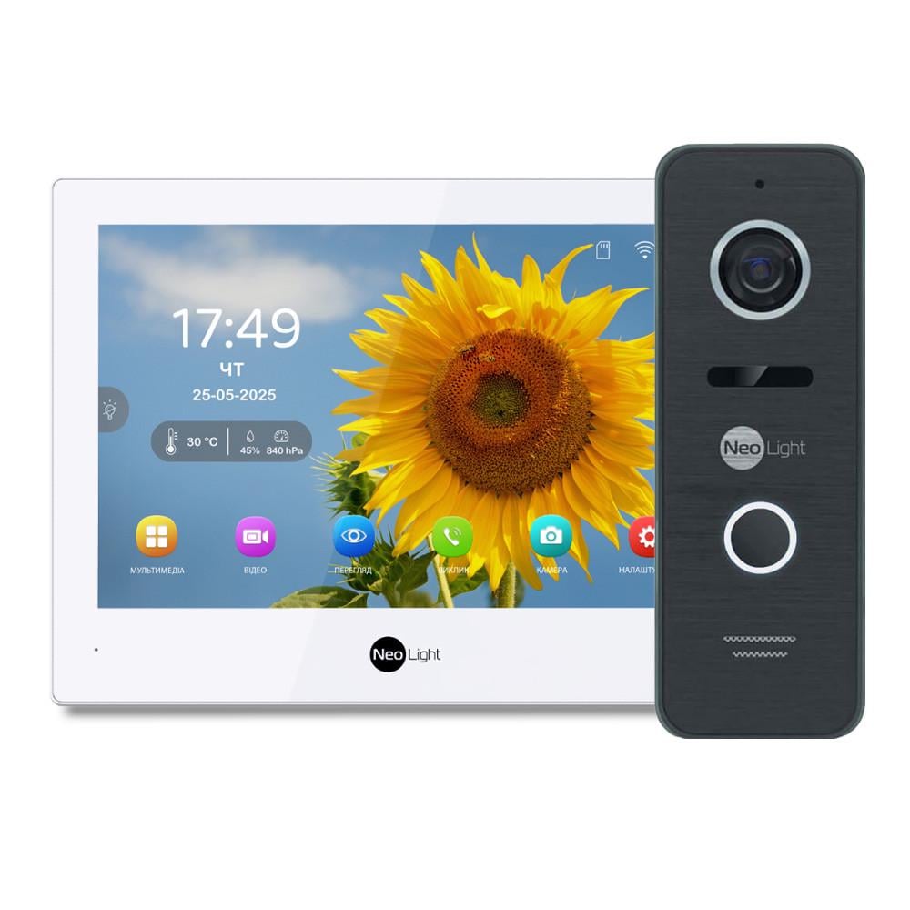 Комплект видеодомофона Neolight ALPHA Hybrid HD KIT Black