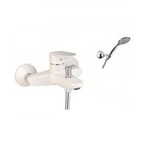 Смеситель для ванны с душевым гарнитуром SANTAN KEVON CHIC 81WX8150 White Смеситель для ванны с душевым гарнитуром SANTAN KEVON CHIC 81WX8150 White