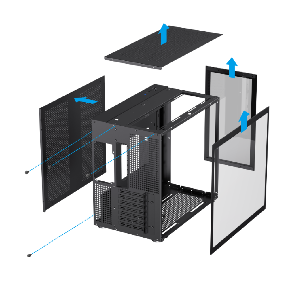 Корпус Fractal Design Infinity BK без блоку живлення Чорний (583153) - фото 7