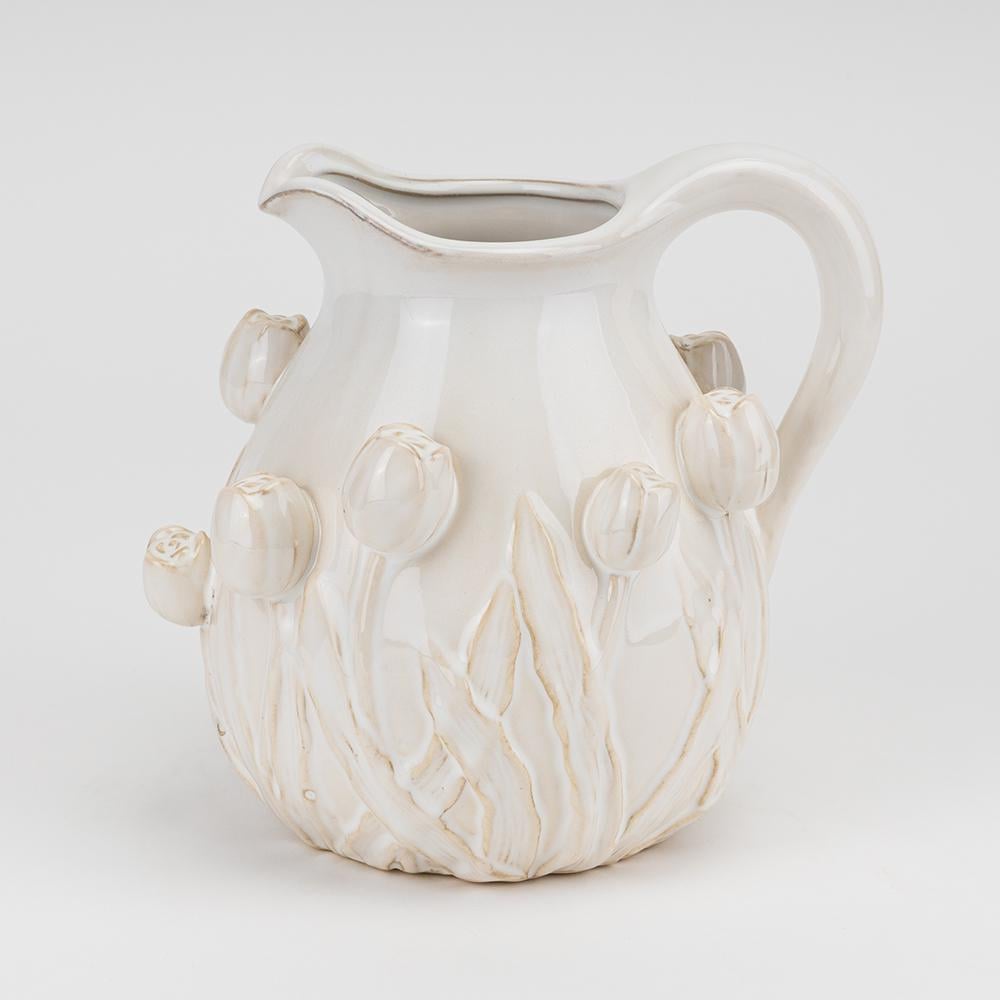 Комплект ваз Цветущий сад 20 см 4 шт. Кремовый (31917759)