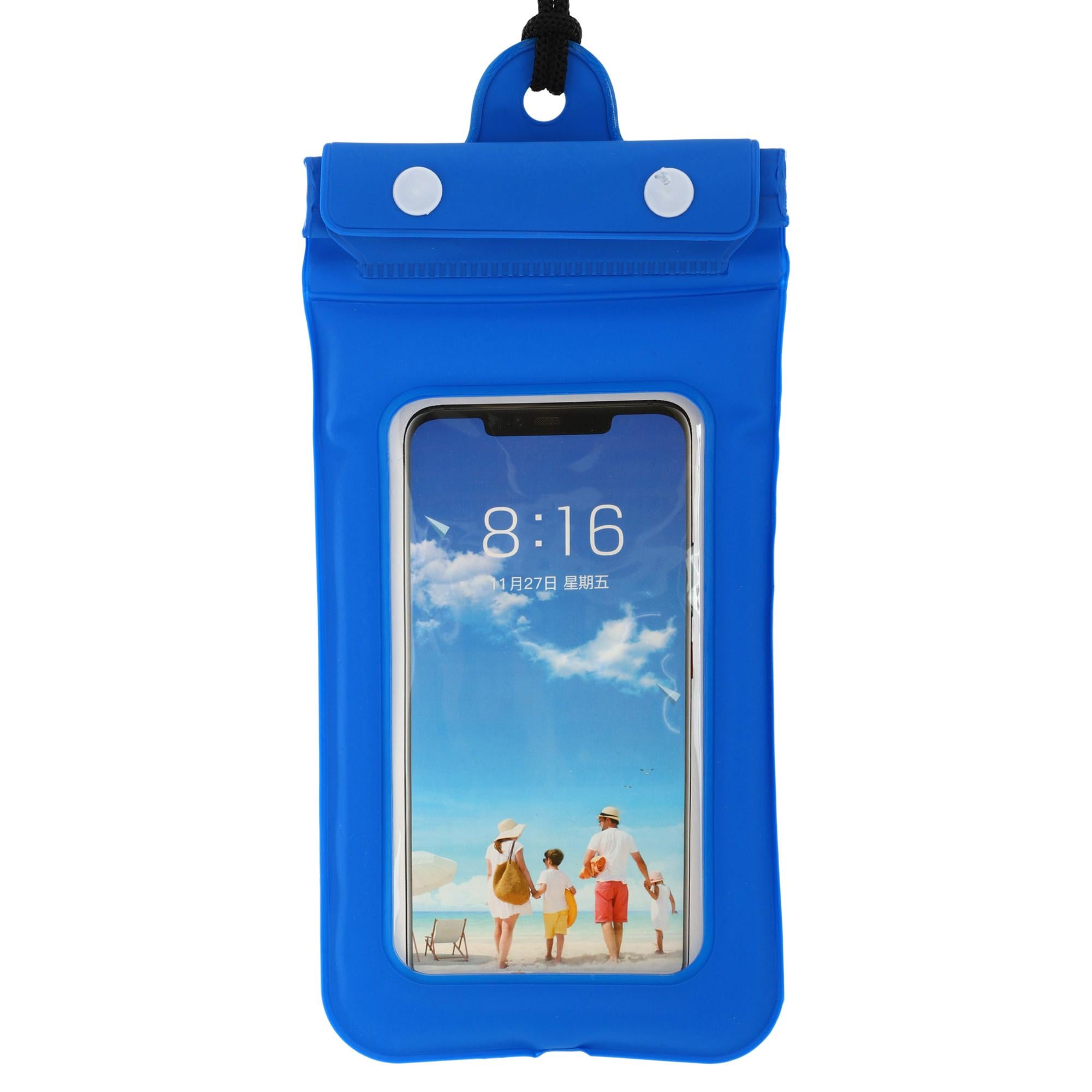 Чохол-гаманець на шию водонепроникний SP-Sport F3828 (PVC, на шию, внутрішні розміри-17x9см, синій)