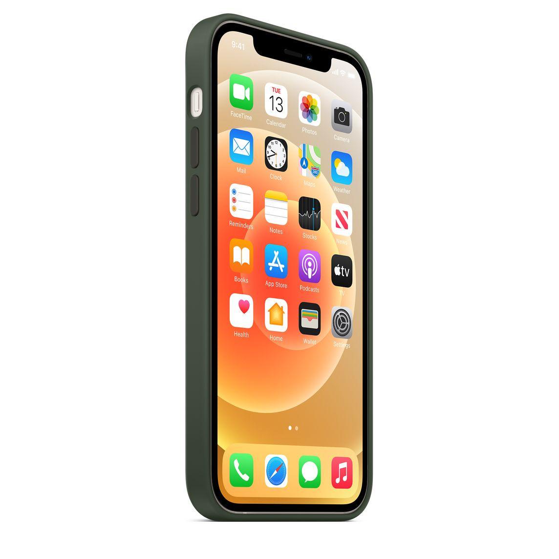 Силиконовый чехол-накладка Apple Silicone Case for iPhone 12 Pro Max, Cyprus Green (HC)(A) - фото 5