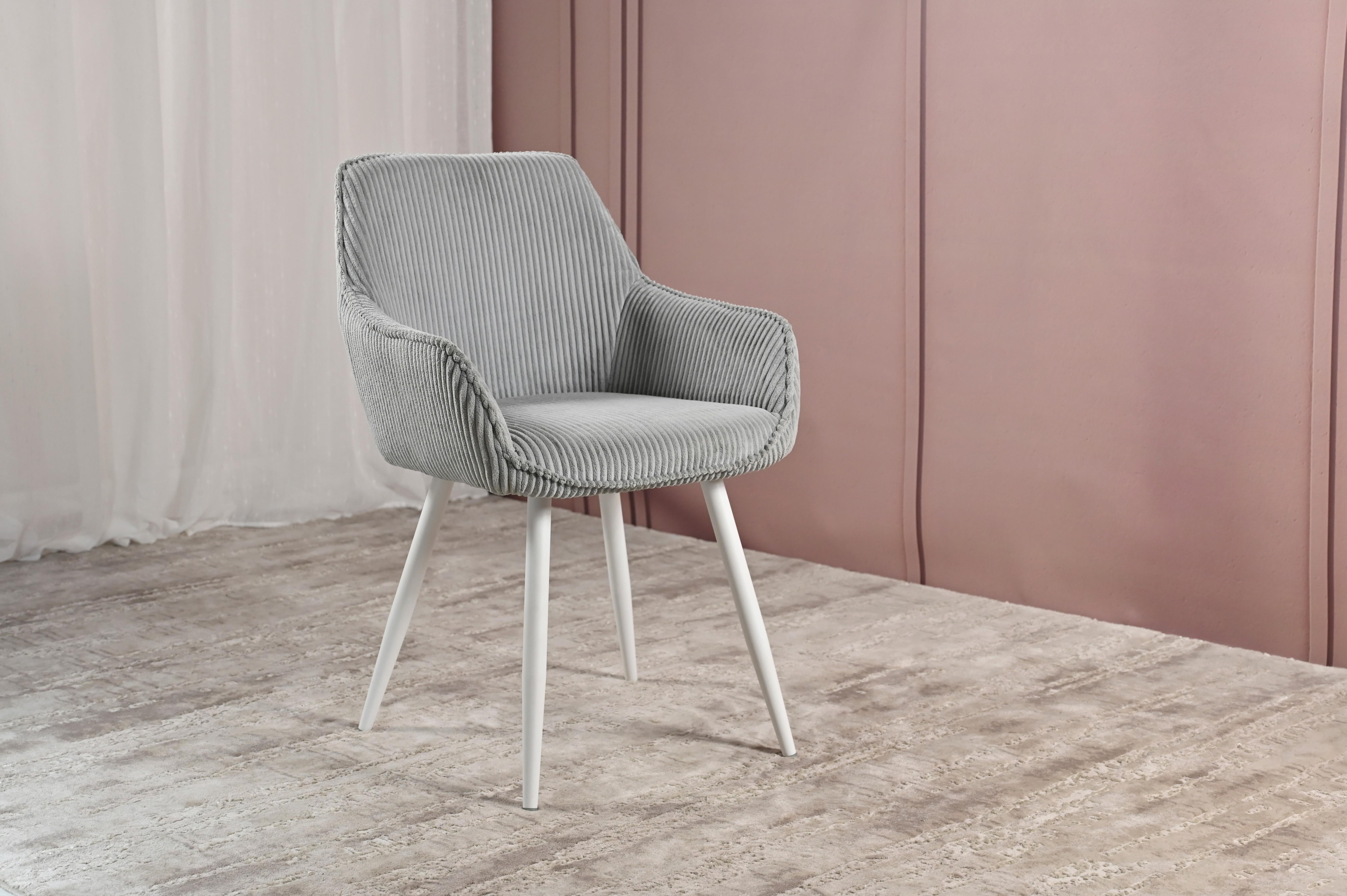 Стул обеденный Vetro Mebel Седой/Белый (M-240) - фото 7 Стул обеденный Vetro Mebel Седой/Белый (M-240) - фото 7