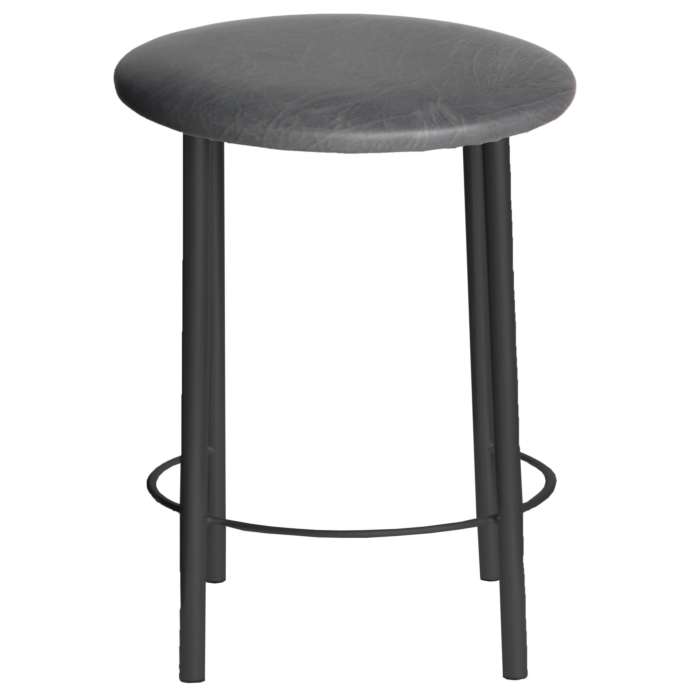 Полубарный табурет Марко кожзаменитель Серый (U26041-88)