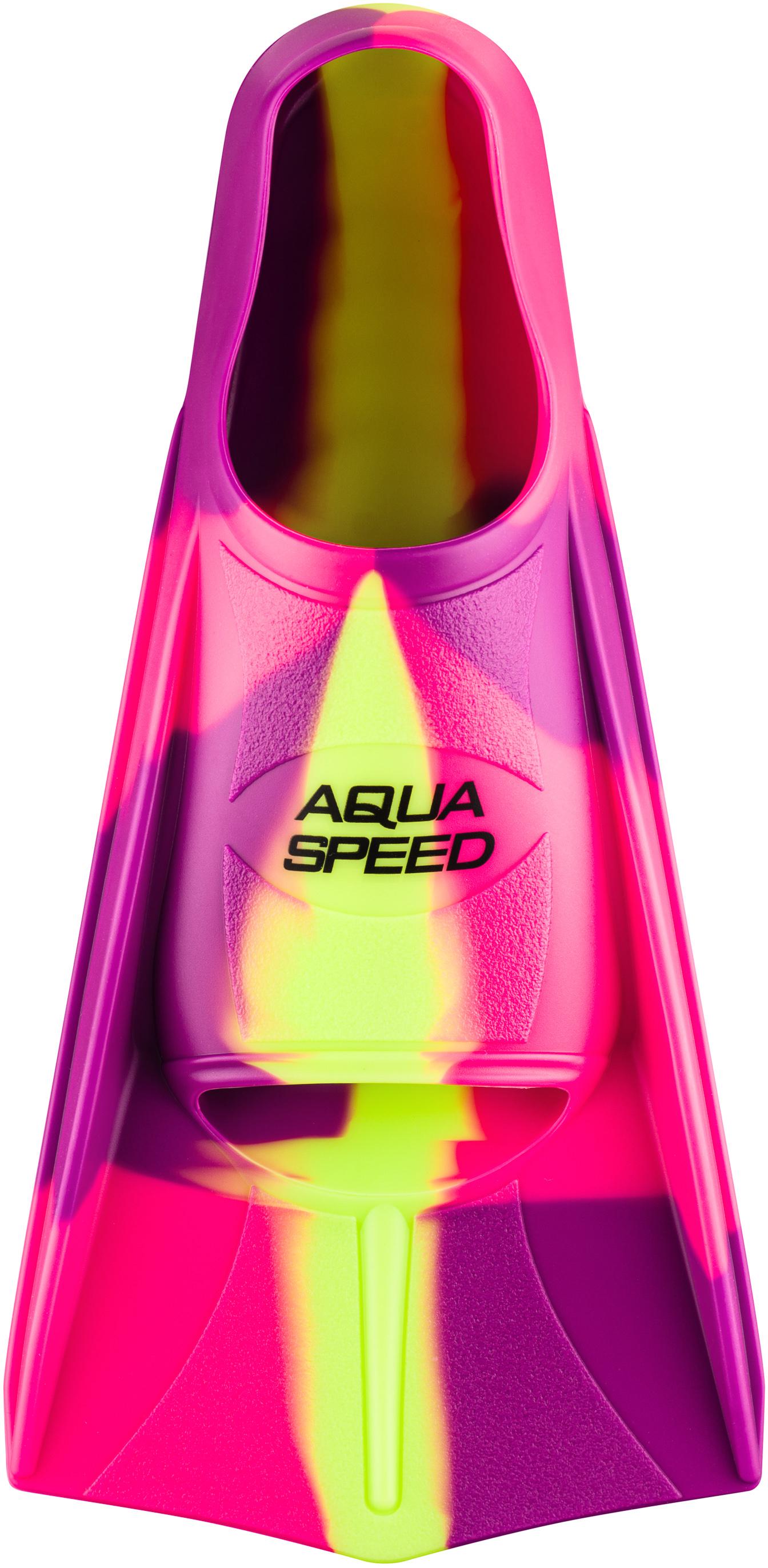 Ласти Aqua Speed ​​Training Fins 7932 137-93 р. 35-36 Рожевий/Фіолетовий/Жовтий (5908217679321) - фото 2