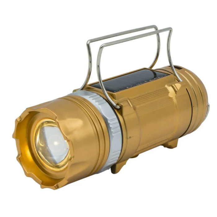 Лампа с солнечной панелью Sheng Ba SB 9699 3/3 W 1600 mAh Power bank LED Золотой (1767388241)