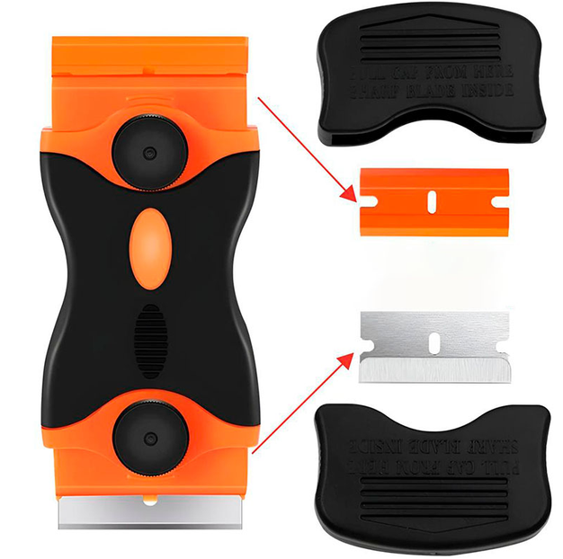 Скребок нож двусторонний для стекла/керамики 20 шт. (26860317) - фото 2 Скребок нож двусторонний для стекла/керамики 20 шт. (26860317) - фото 2