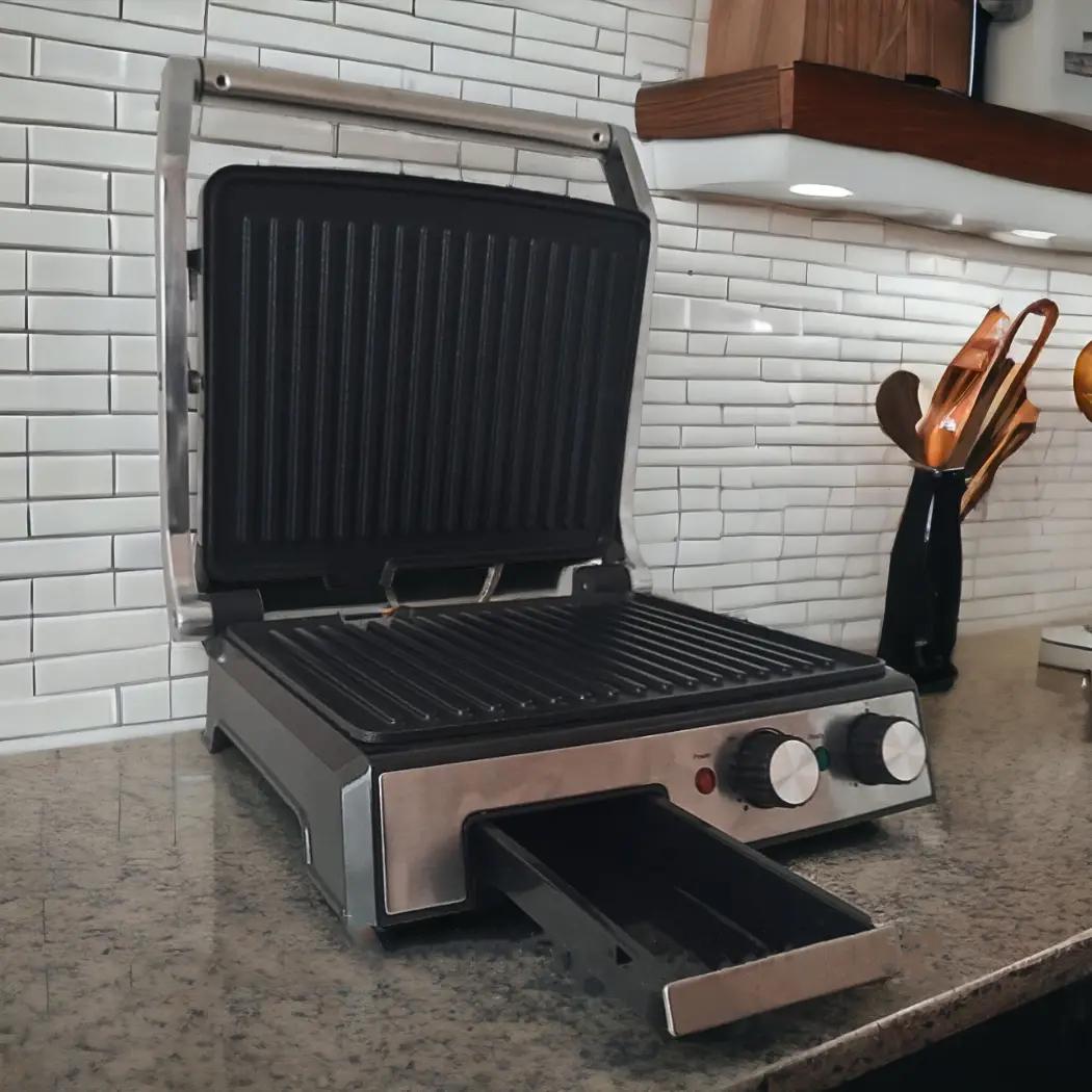 Гриль контактний BITEK BT-2681 з антипригарним покриттям регулюванням потужності та таймером 2800 Вт (29302571) - фото 7