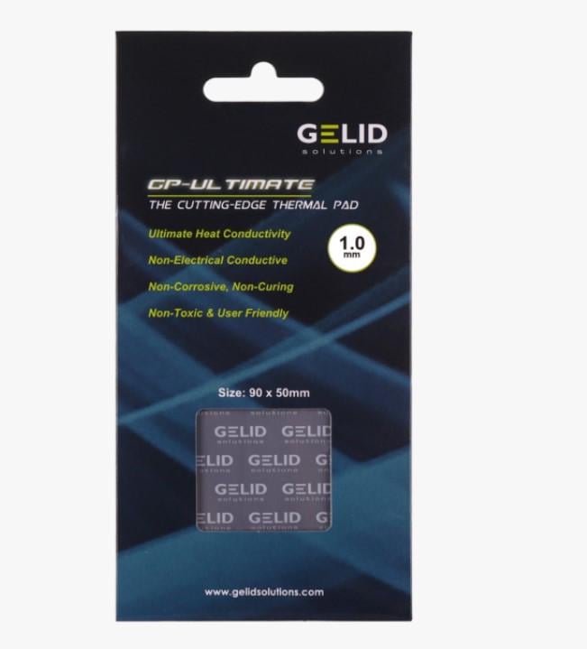 Термопрокладка Gelid Solutions GP-Ultimate 15 w/mk TP-GP04-B 90х50х1 мм (1897595497)