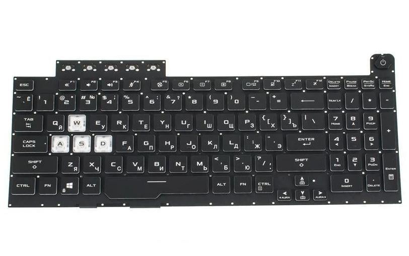 Клавиатура для ноутбука Asus TUF Gaming F15 FX506HE (168704)