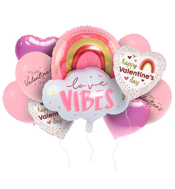 Набор из воздушных шаров Love vibes 9 шт. (415447) Набор из воздушных шаров Love vibes 9 шт. (415447)